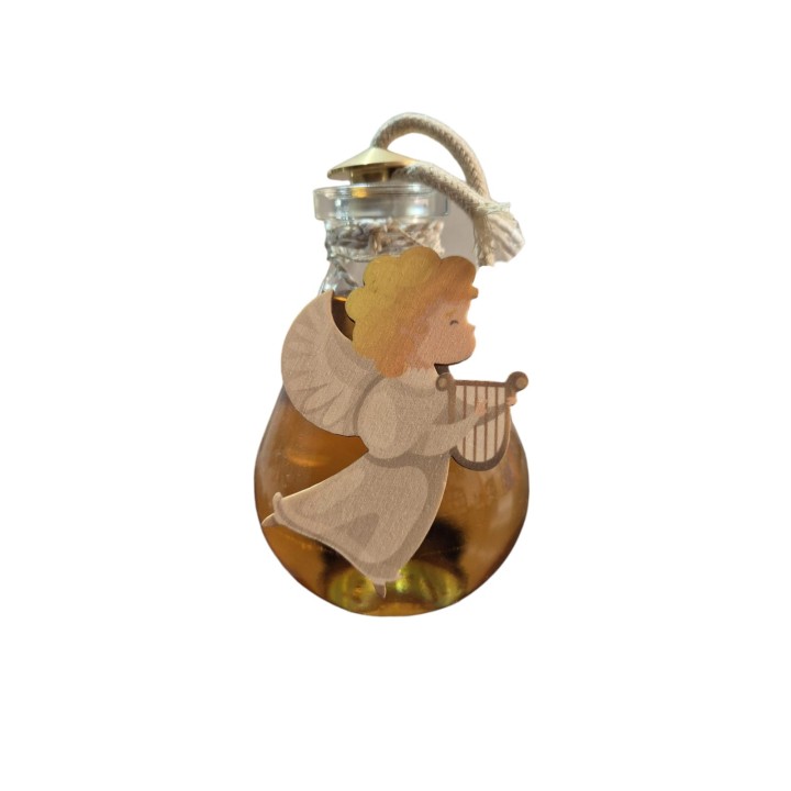 Lampada ad olio con angelo regali di cuore 13x8 cm |…