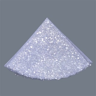 Sacchetto tulle velo di fata bianco pois