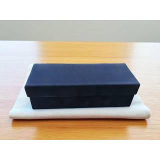 Scatola velluto blu scuro 17x6x5 cm