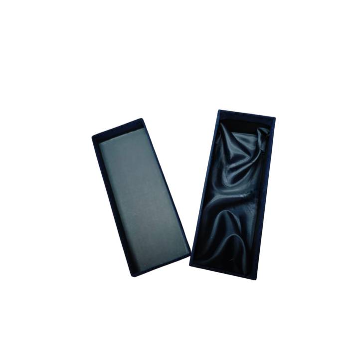 Scatola velluto blu scuro 17x6x5 cm