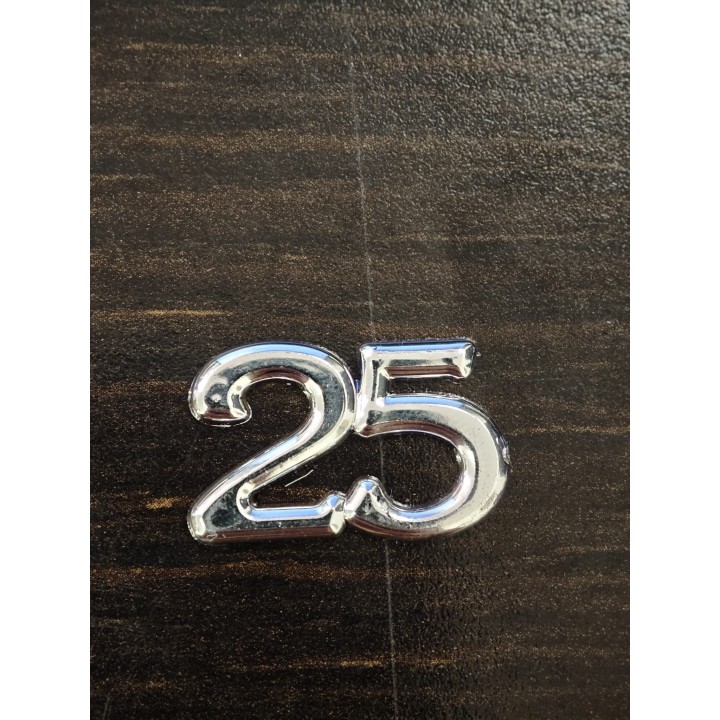 Applicazione Nr.25 Cm 2,5 Plastica Arg. Conf. Da 24 Pz