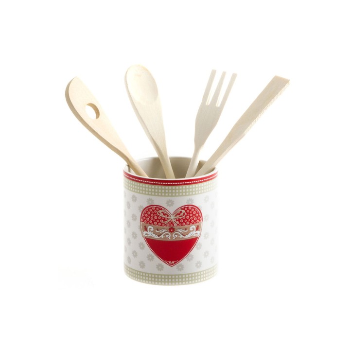 Set mestoli e contenitore dolce casa country 10 x 12 cm |…