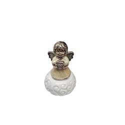 Carillon sant'etienne puttino argento angioletto 7x11 cm