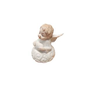 Carillon sant'etienne bianco angioletto putto 7x10 cm |…