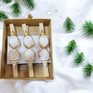 SET 6 MOLLETTE SANTA CLAUS