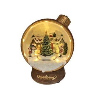 Sfera Paesaggio LED Musica