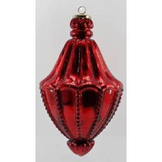 Pendaglio Vetro Rosso 25 Cm