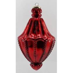 Pendaglio Vetro Rosso 25 Cm