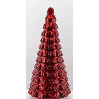 Albero Vetro Rosso 20X45H cm