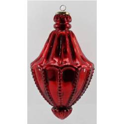 Pendaglio Vetro Rosso 30Cm