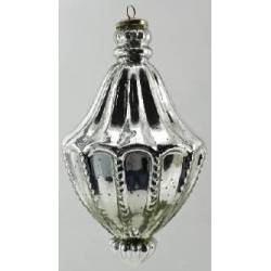 Pendaglio Vetro Silver 25 Cm