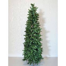 Albero di natale verde slim aspen 210 cm