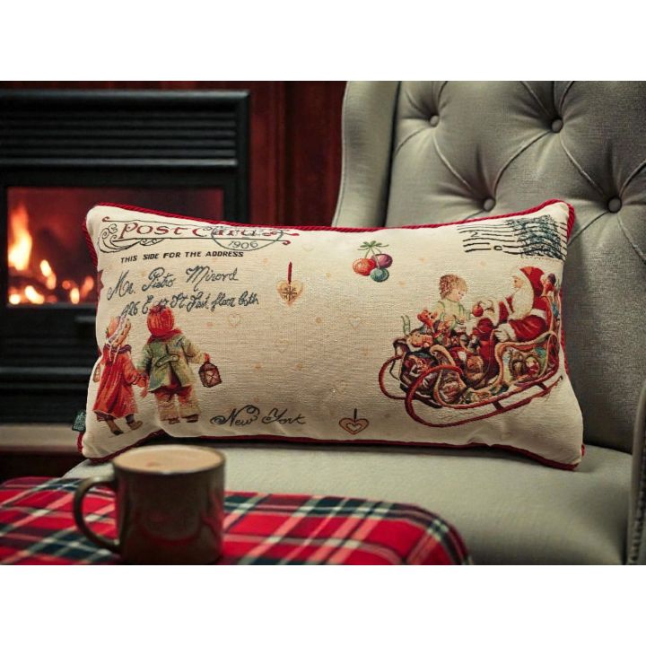 Fodera Gobelin Dc Rettangolare Con Cordone 100% made in italy