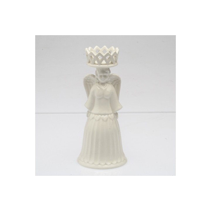 Angelo portacandele belle epoque avorio 20 cm | CarinCasa