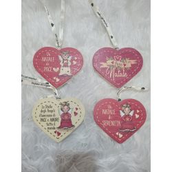 Quadretto in legno profumato Cuore