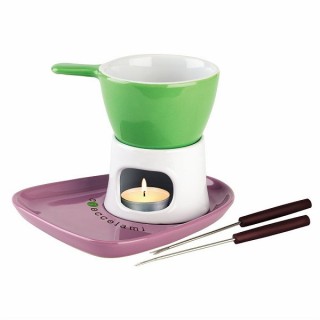 Cioccolatiera con vassoio e forchettine Dolce casa 13 x…