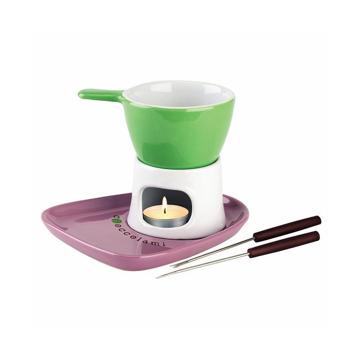 Cioccolatiera con vassoio e forchettine Dolce casa 13 x…