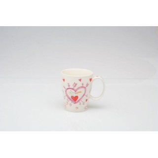 Tazza da latte capienza cc 330 linea Pop Love | CarinCasa