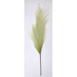 Pampas Artificiale con Stelo Verde e Bianco, 70 cm