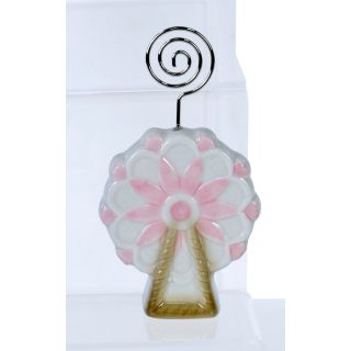 Ruota Panoramica in Porcellana Rosa con Clip Portafoto | Carin Casa