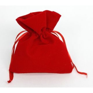Sacchetto in Tessuto Rosso 10x12 cm | Carin Casa