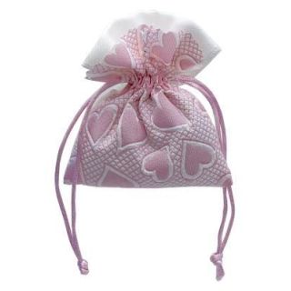 Sacchetto con Cuori Rosa 9x11 cm | Carin Casa