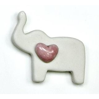 Calamita Elefante Porcellana Rosa | Carin Casa