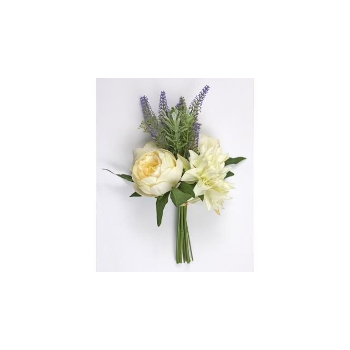 Bouquet Dahlia e Peonie Artificiali 36 cm | Carin Casa