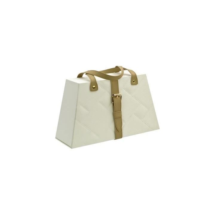 Borsa in Cartone Ivory 25x16x10 cm | Carin Casa