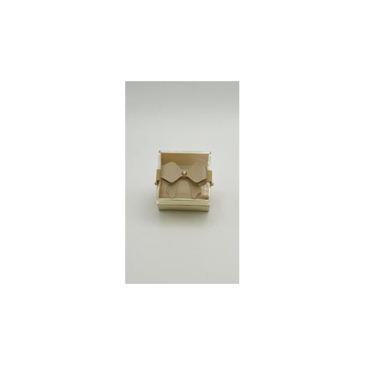 Scatola Cartone e Plexi Beige 6,8x6,8x4,6 | Carin Casa