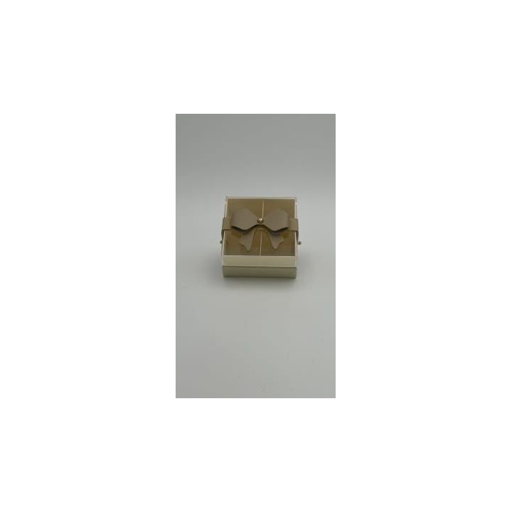 Scatola Cartone e Plexi con Divisore Beige | Carin Casa
