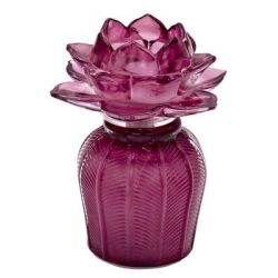 Lume LED Fiore di Loto Magenta 11,9 x 15 cm