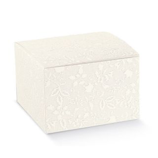 Scatola Pieghevole Harmony Bianco 10 x 10 x 10 cm | Carin Casa