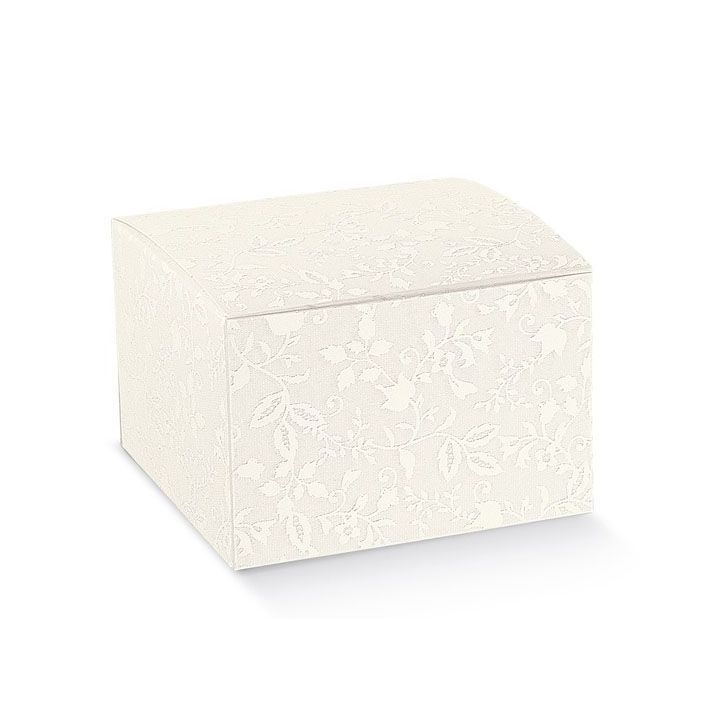 Scatola Pieghevole Harmony Bianco 10 x 10 x 10 cm | Carin Casa