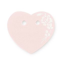 Chiudipacco a Cuore Shabby Chic 4,5 x 4 cm