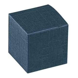 Scatola Pieghevole Juta Blu 6 x 6 x 6 cm | Carin Casa