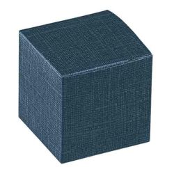 Scatola Pieghevole Juta Blu 6 x 6 x 6 cm