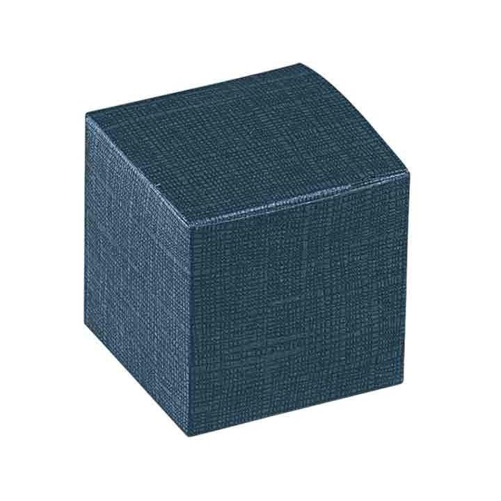 Scatola Pieghevole Juta Blu 6 x 6 x 6 cm | Carin Casa