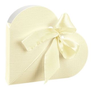 Cuore Seta Avorio 6,5 x 1,5 x 8,5 cm | Carin Casa