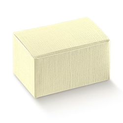 Scatola Rivestita Seta Avorio 20 x 12 x 8,5 cm