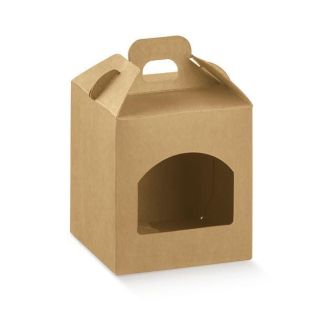 Portavasetti 1 F. Avana 9 x 9 x 10 cm | Carin Casa