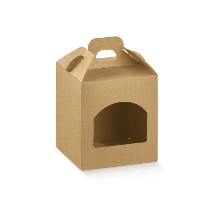 Portavasetti 1 F. Avana 9 x 9 x 10 cm | Carin Casa