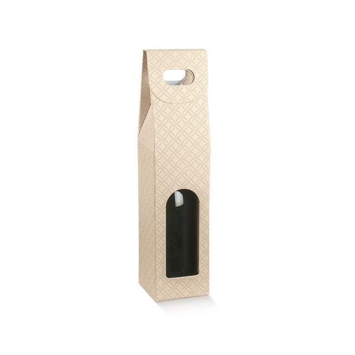 Scatola 1 Bottiglia con Maniglia F. 9 x 9 x 38,5 cm | Carin Casa
