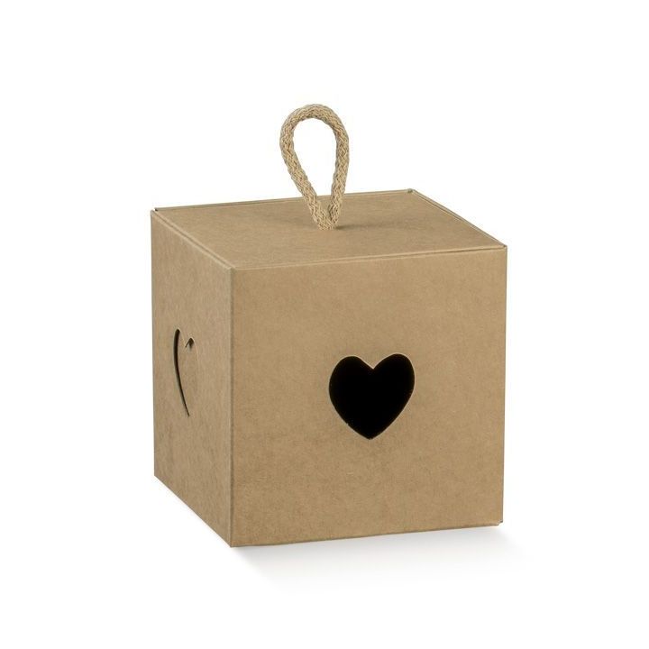 Scatola In con Cordino 8 x 8 x 8 cm | Carin Casa