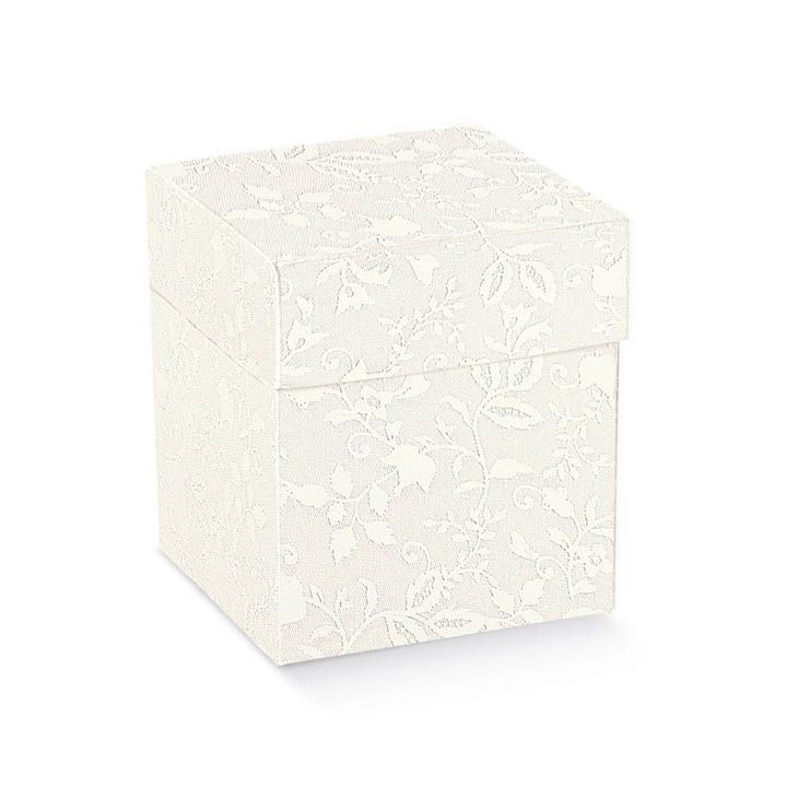 Scatola Pieghevole con Coperchio 16,5 x 16,5 x 8 cm | Carin Casa