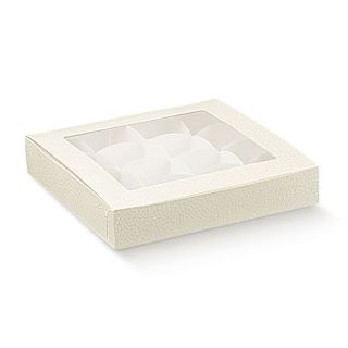Scatola Pratica C/Fin. + Inserto 16 x 16 x 3 cm | Carin Casa