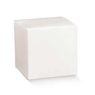 Scatola Pieghevole Bianco 8 x 8 x 18 cm | Carin Casa