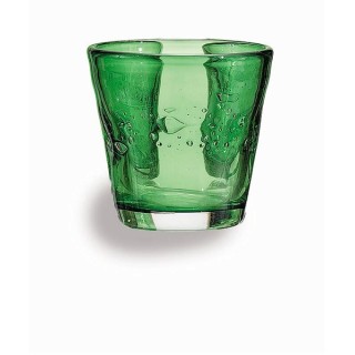 Bicchiere astrid verde 9x9,5 cm | CarinCasa