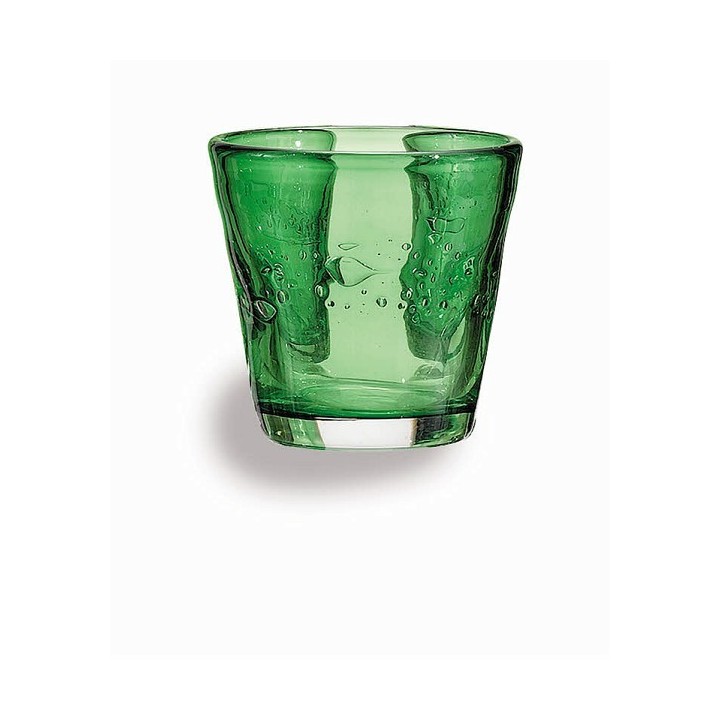 Bicchiere astrid verde 9x9,5 cm | CarinCasa