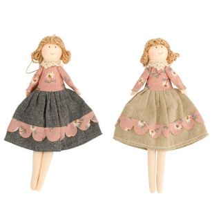 Bambola di pezza con gonna di tulle, 22 cm